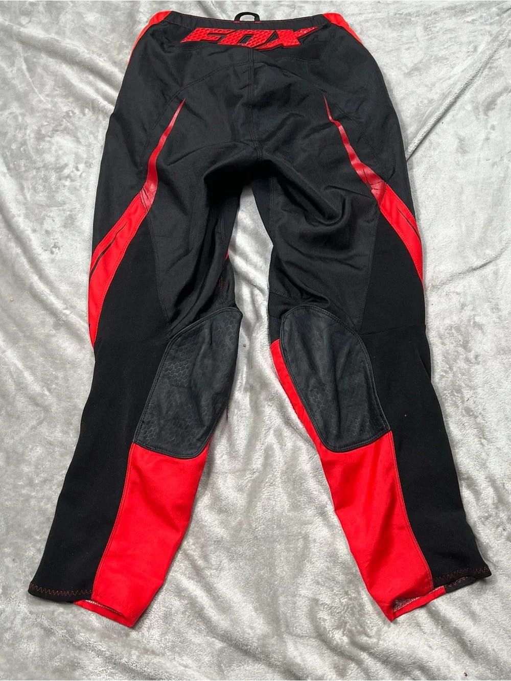 Fox Racing 180 Bike Pants Mens 32x32 Red/Black Motorcross Padded Dirt Bike